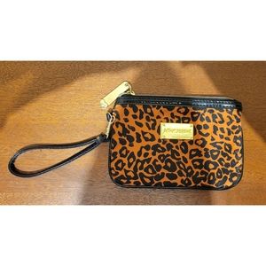 Animal Print Betsey Johnson Wristlet